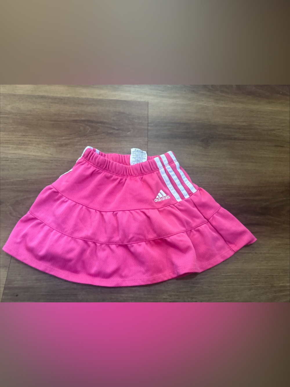 Adidas Girls Pink Active Skirt 4T